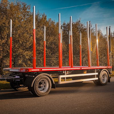 DOLL Transport de bois Remorque plate-forme A2P-LZ66 sur route